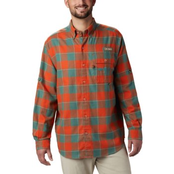 Columbia Overhemd Heren, PHG Sharptail Flannel Oranje, 32GMVZFHS